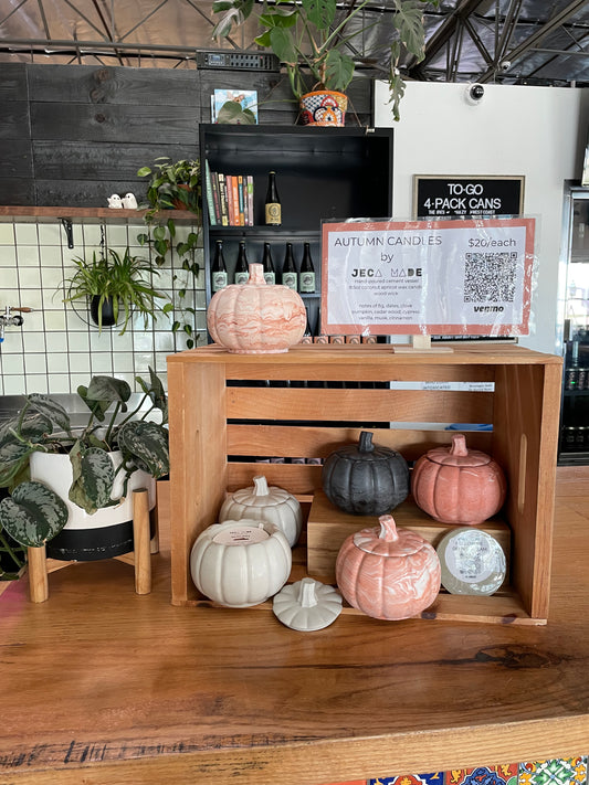 Pumpkin Jar Autumn Candle